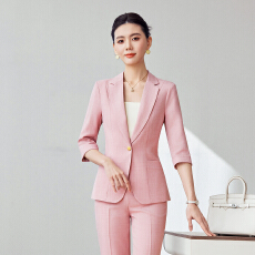 批发休闲西装外套<b class='q'>女</b>2026春季新款高级感气质小个子西服套装
