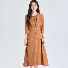 批发<b class='q'>七分袖</b><b class='q'>小西装</b>外套女春夏新款时装气质女神范爆款西装连衣裙套裙