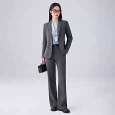批发白领职业面试西装套装女<b class='q'>夏</b>季薄款教师职业高级感正装职场西服外套