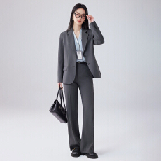 批发白领职业面试西装套装女<b class='q'>夏</b>季薄款教师职业高级感正装职场西服外套