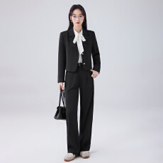 批发白领职业面试西装套装女<b class='q'>夏</b>季薄款教师职业高级感正装职场西服外套