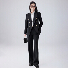 批发白领职业面试西装套装女夏季薄款教师职业高级感正装职场西服外套