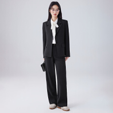 批发白领职业面试西装套装女夏季薄款教师职业高级感正装职场西服外套