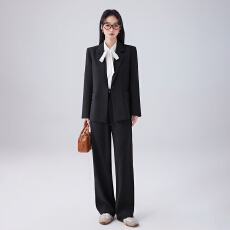 批发白领职业面试西装套装女夏季薄款教师职业高级感正装职场西服外套