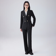 批发白领职业面试西装套装女夏季薄款教师职业高级感正装职场西服外套