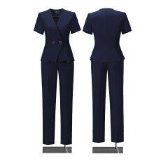 批发白领职业面试西装套装<b class='q'>女</b>夏季薄款教师职业高级感正装职场<b class='q'>西服</b>外套