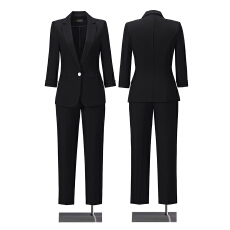 批发白领职业面试西装套装<b class='q'>女</b>夏季薄款教师职业高级感正装职场<b class='q'>西服</b>外套