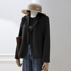 批发白领职业面试西装<b class='q'>女</b>夏季薄款教师职业高级感正装职场<b class='q'>西服</b>外套