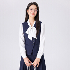 批发白领<b class='q'>职业</b>面试马夹女夏季薄款教师<b class='q'>职业</b>高级感正装职场马夹连衣裙