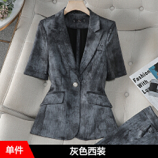 批发白领<b class='q'>职业</b>面试西装<b class='q'>套装</b>女夏季薄款教师<b class='q'>职业</b>高级感正装职场西服外套