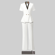 批发白领<b class='q'>职业</b>面试西装<b class='q'>套装</b>女夏季薄款教师<b class='q'>职业</b>高级感正装职场西服外套