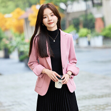 批发实拍原版-西装外套女2026<b class='q'>冬</b>季新款高级感小个子休闲毛呢西服上衣