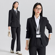 批发白领职业面试西装套装女<b class='q'>夏</b>季薄款教师职业高级感正装职场西服外套