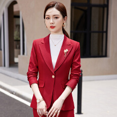 批发白领职业面试西装套装女夏季薄款教师职业高级感正装职场西服外套