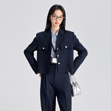 批发白领职业面试西装套装女<b class='q'>夏</b>季薄款教师职业高级感正装职场西服外套