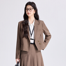 批发白领职业面试西装套装女<b class='q'>夏</b>季薄款教师职业高级感正装职场西服外套