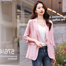 批发高级感时尚短款小<b class='q'>西装</b>外套女2024春季女神范小众<b class='q'>韩版</b>洋气<b class='q'>西装</b>