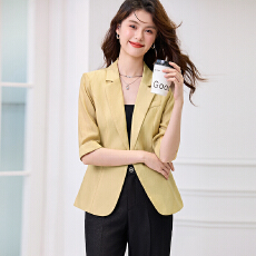 批发西装外套<b class='q'>女</b>2026夏季薄款莱赛尔天丝上衣外套