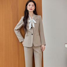 批发职业修身西装外套女2026秋<b class='q'>冬</b>新款高级感气质休闲办公服西服套装