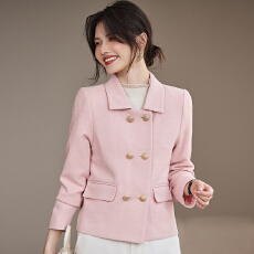 批发<b class='q'>小西装</b>外套女2026新款秋冬<b class='q'>修身</b>气质短款小个子休闲女士西服