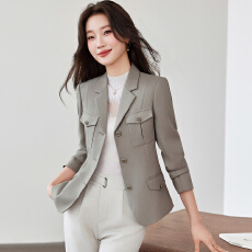 批发白领职业面试西装女<b class='q'>夏</b>季薄款教师职业高级感正装职场西服外套