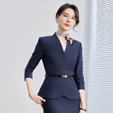 批发<b class='q'>夏</b>季西装套装女酒店经理珠宝店工作服高端美容师案场客服工装