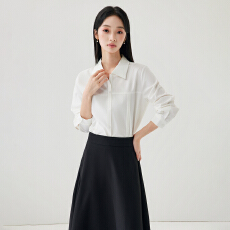 批发黑色高腰 A 字中<b class='q'>长款</b>半身裙<b class='q'>女</b>口袋款遮胯通勤简约<b class='q'>西装</b>半裙