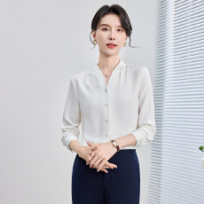 批发设计感气质<b class='q'>职业</b><b class='q'>女</b>装<b class='q'>衬衫</b>2026秋季新款修身显瘦通勤百搭<b class='q'>衬衫</b>