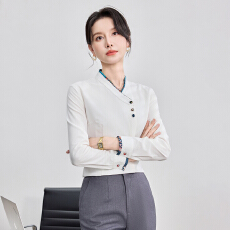 批发白领<b class='q'>职业</b>面试西<b class='q'>衬衫</b><b class='q'>女</b>夏季薄款教师<b class='q'>职业</b>高级感正装职场<b class='q'>衬衫</b>