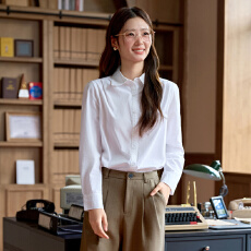 批发白领<b class='q'>职业</b>面试西<b class='q'>衬衫</b><b class='q'>女</b>夏季薄款教师<b class='q'>职业</b>高级感正装职场<b class='q'>衬衫</b>