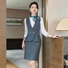 批发黑色西装<b class='q'>套裙</b>女 酒店前台银行工装教师面试正装<b class='q'>职业</b>套装