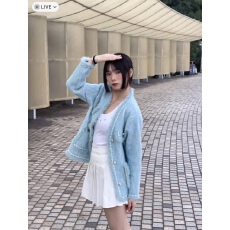 批发秋<b class='q'>冬</b>长袖V领小香风流苏外套秋季新款水貂绒宽松针织毛衣开衫女