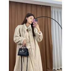 批发皮草外套女新款复古风加棉加厚环保仿貂绒大衣长款立领年轻高级感