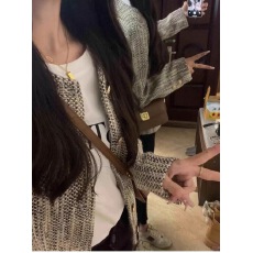 批发新款炸街<b class='q'>气质</b>小香风长袖开衫<b class='q'>外套</b>女装早秋高级感宽松显瘦百搭上衣