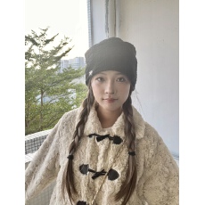 批发冬季新款加厚仿兔毛小香风外套女设计感韩系羊羔毛牛角扣毛毛上衣