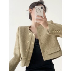 批发千金风小香风短款外套女秋冬装2024爆款小个子气质高级感韩系<b class='q'>名媛</b>