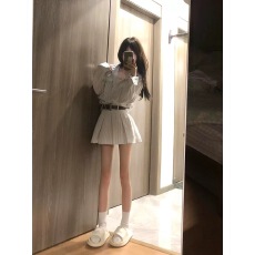 批发长袖条纹衬衫<b class='q'>连衣裙</b>子女装<b class='q'>夏</b>季2025新款高级感旅游秋<b class='q'>夏</b>搭配一整套