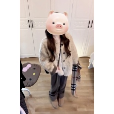 批发2024冬圆领羊羔毛外套女<b class='q'>短款</b>加厚羊羔绒皮毛一体宽松<b class='q'>皮草</b>毛毛上衣