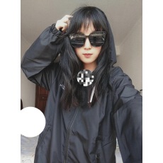 批发黑色冲锋衣外套女秋冬vintage美式复古宽松<b class='q'>休闲</b>工装<b class='q'>夹克</b>上衣潮