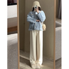 批发仿皮草小香风羊羔毛外套女新款<b class='q'>秋</b>冬高级感加厚宽松呢子大衣ins潮