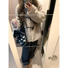 批发冬季新款仿泰迪羊羔毛外套女加厚韩版翻领牛角扣夹棉皮草保暖上衣