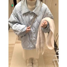 批发冬季学生菱格羽绒棉服女2025新款秋冬外套韩系羊羔毛夹棉棉衣棉袄