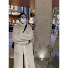 批发环保皮毛一体大衣女冬季韩版水貂绒中长款加厚加棉毛毛绒皮草外套