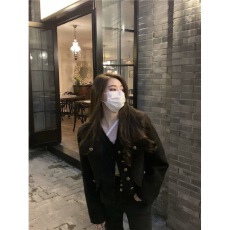 批发洋气黑色小香风外套2022秋<b class='q'>冬</b>长袖流苏名媛风宽松百搭开衫短外套女