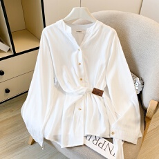 批发实拍2026年春季新款法式气质高级感小众<b class='q'>衬衫</b>收腰显瘦<b class='q'>长袖</b>上衣女潮