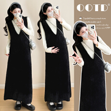 批发实拍 现 秋冬新款加厚毛毛<b class='q'>孕妇</b><b class='q'>连衣裙</b>打底衫宽松<b class='q'>孕妇</b><b class='q'>套装</b>