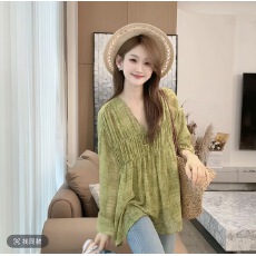 批发ShawEleven.绿光森林 设计清凉显瘦<b class='q'>衬衫</b>