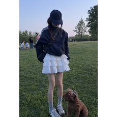 批发韩系<b class='q'>宽松</b>简约防晒服外套女2026夏季新款设计感三条纹运动休闲上衣