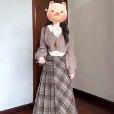 批发早秋韩系巨好看穿搭一整套2025年新款法式<b class='q'>复古</b>长袖连衣裙子女秋冬