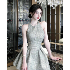 批发法式富家千金高级感背心<b class='q'>连衣裙</b>子女2026新款早春小个子收腰<b class='q'>蓬蓬裙</b>